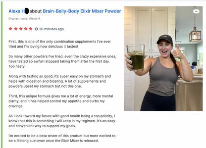 Brain-Belly-Body Elixir Mixer Powder