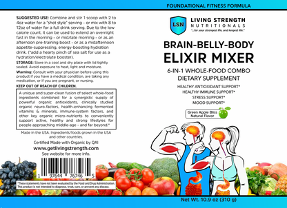 Brain-Belly-Body Elixir Mixer Powder