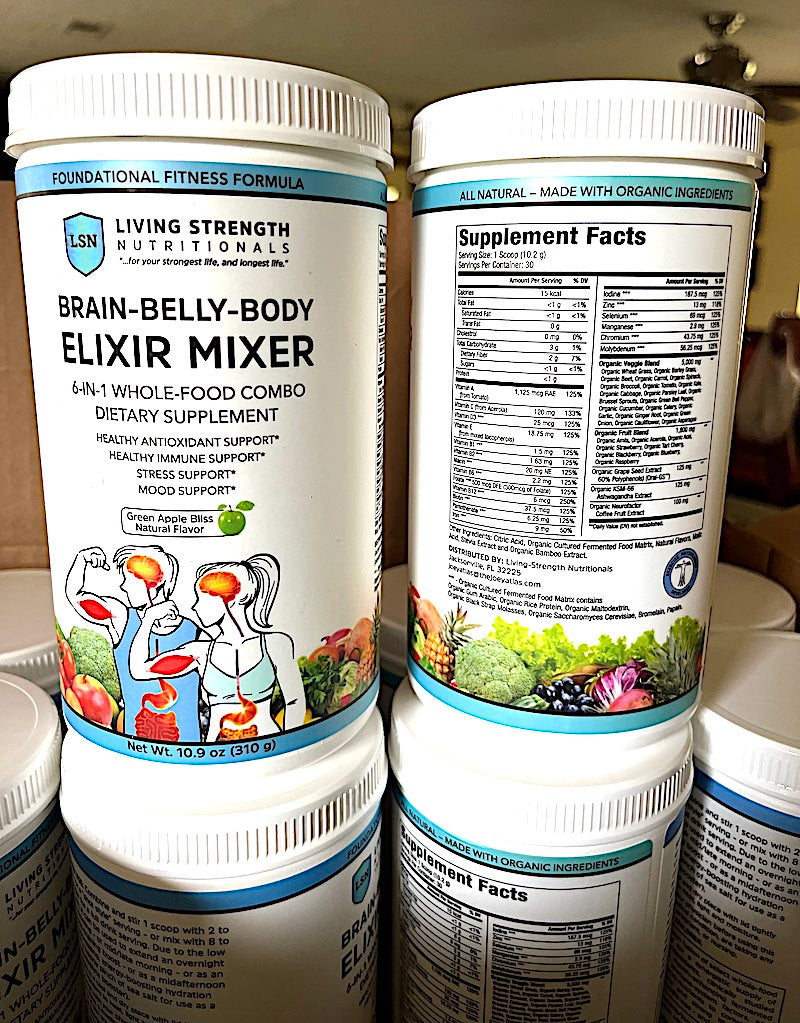 Brain-Belly-Body Elixir Mixer Powder