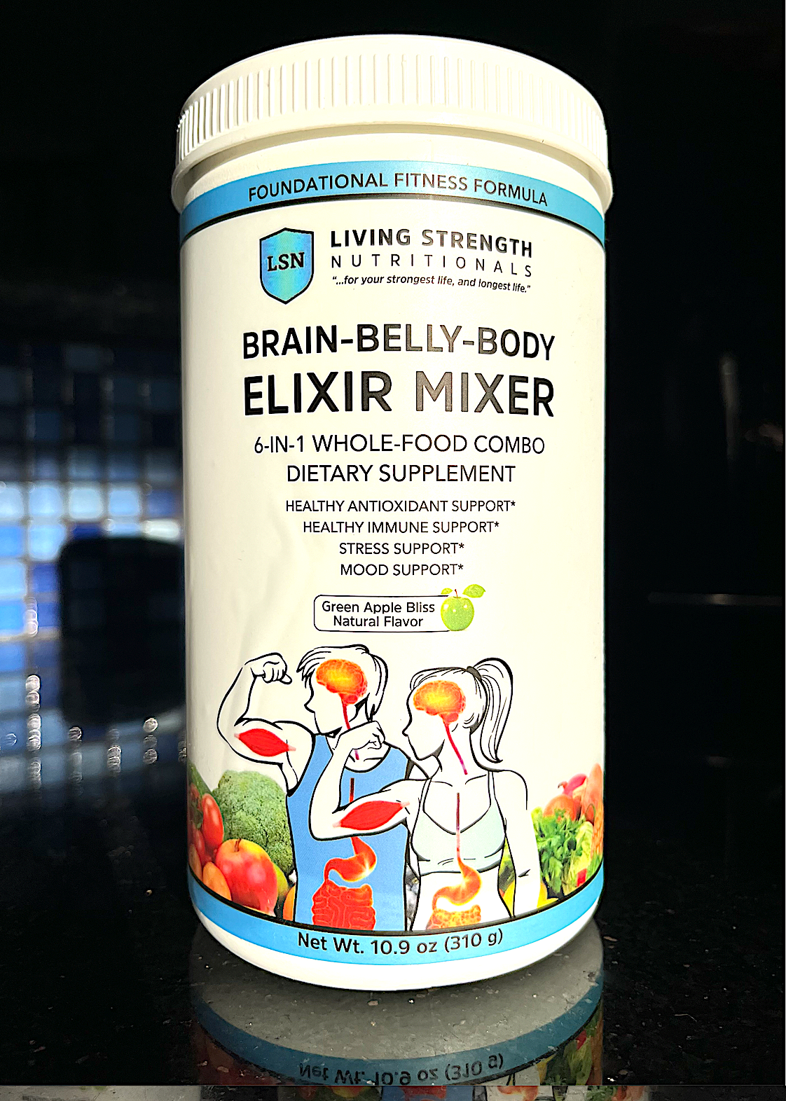 Brain-Belly-Body Elixir Mixer Powder